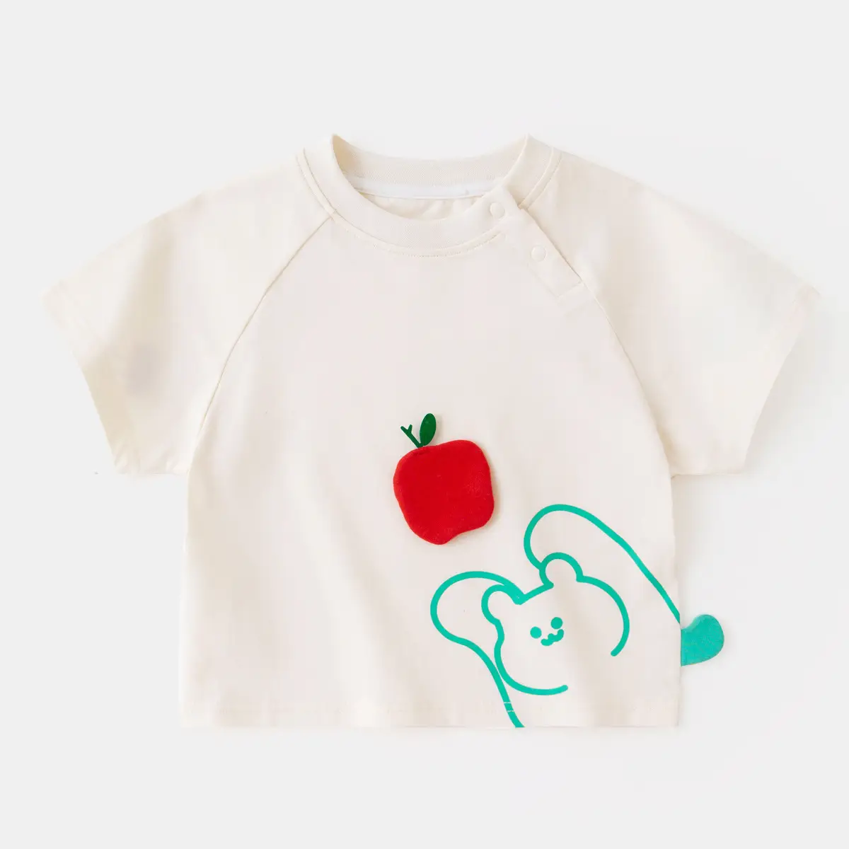 Baby Doodle T-Shirt White Short Sleeve Summer Boys Girls - Image 2