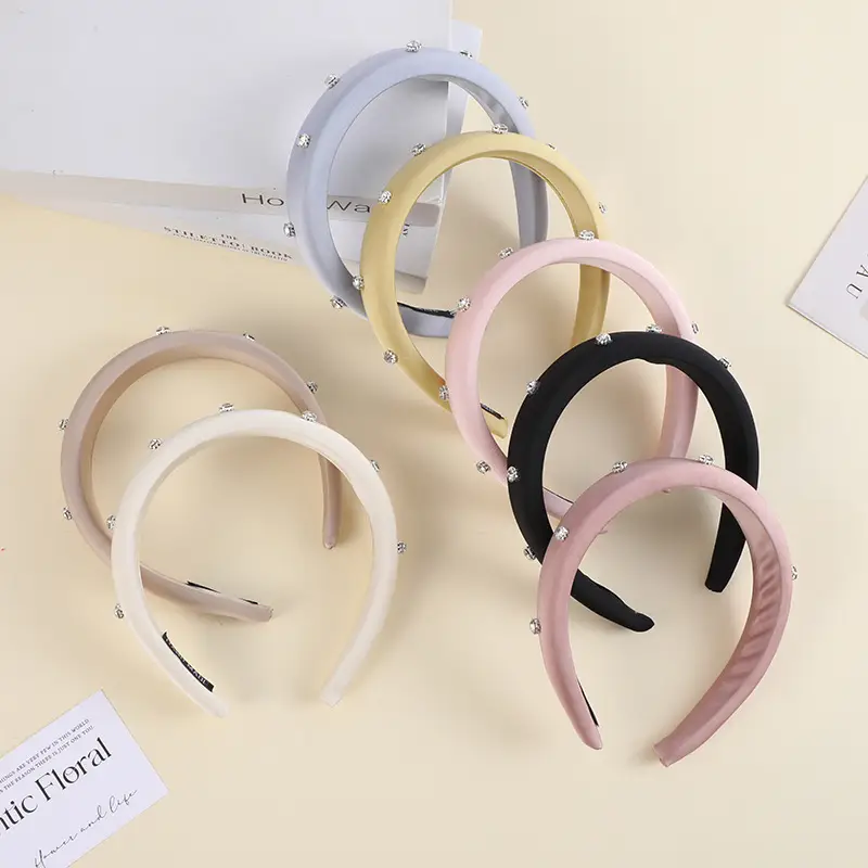Korean Spring & Summer Hair Band with Rhinestones - Image 9