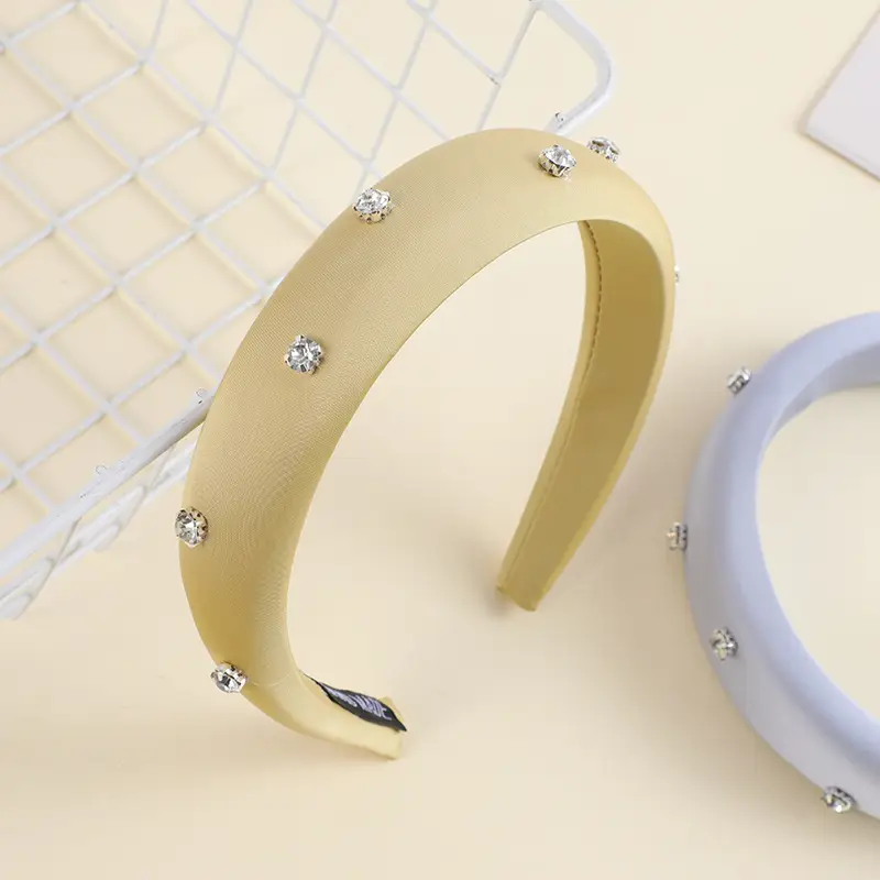 Korean Spring & Summer Hair Band with Rhinestones - Image 10