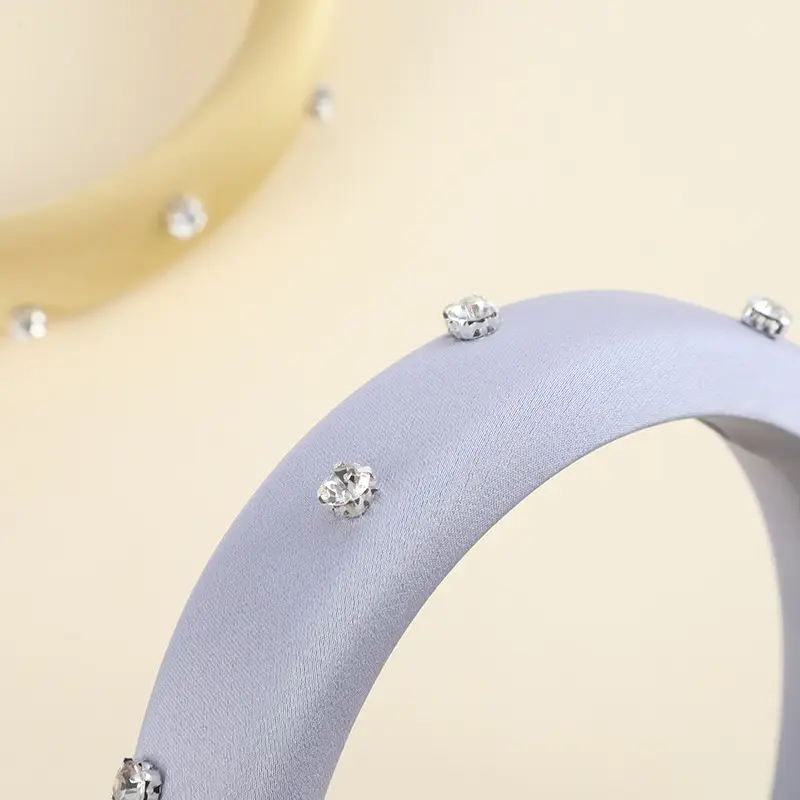 Korean Spring & Summer Hair Band with Rhinestones - Image 11