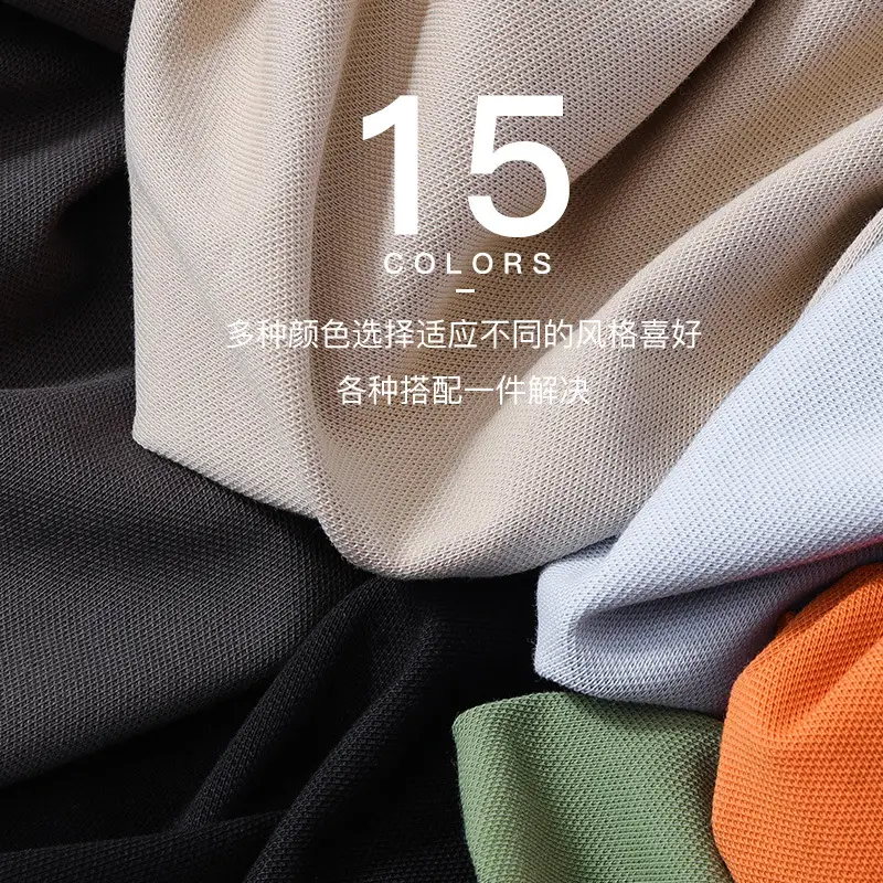 Men's Grey Polo Shirt 2024 Summer with High Temp Design - Image 17