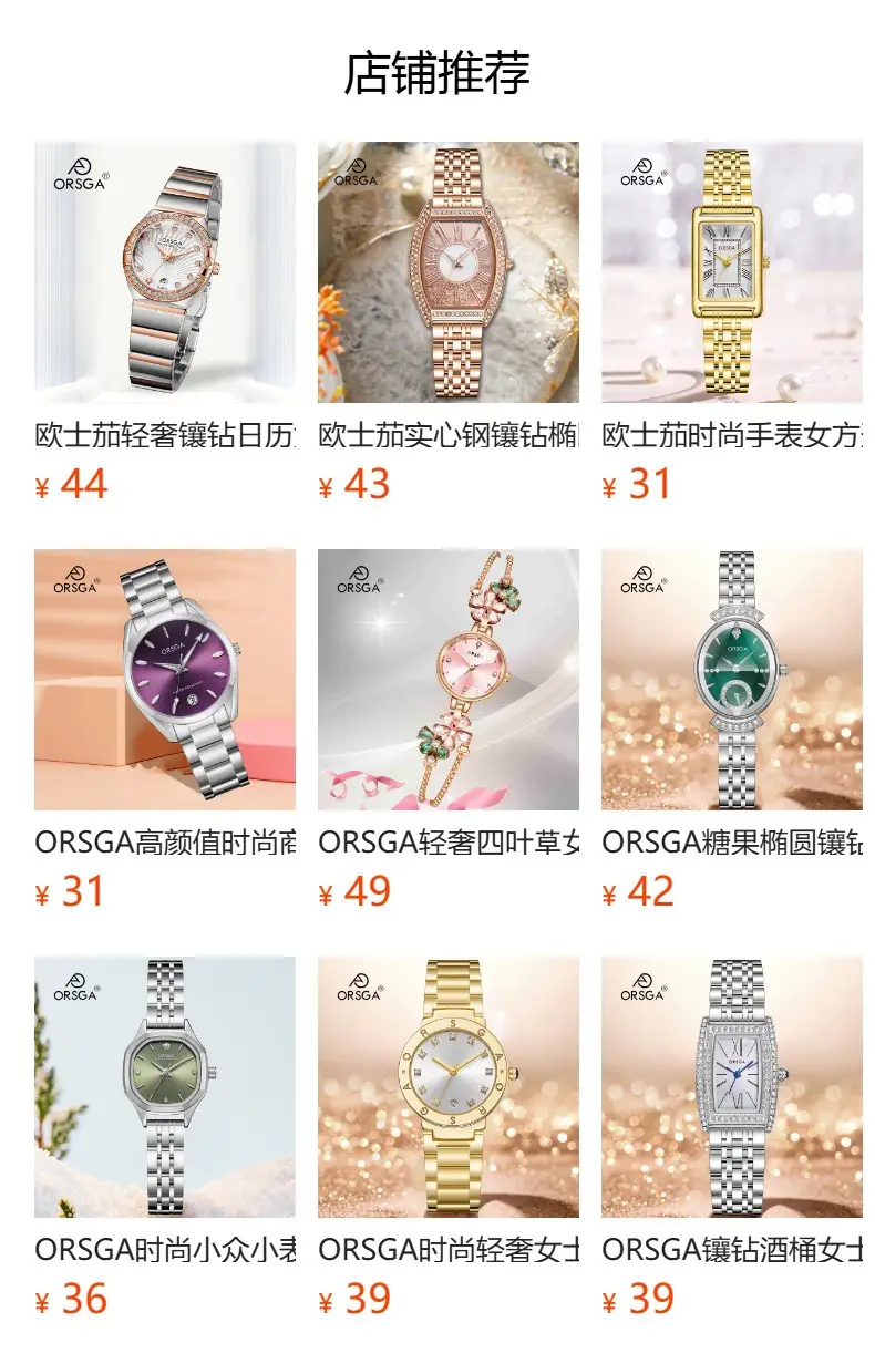Women's Rose Gold Quartz Watch with Black Strap — feature 16