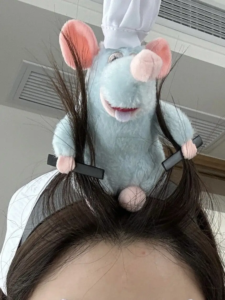 Cute Missing Teeth Cotton Hair Doll with Hairband — feature 6