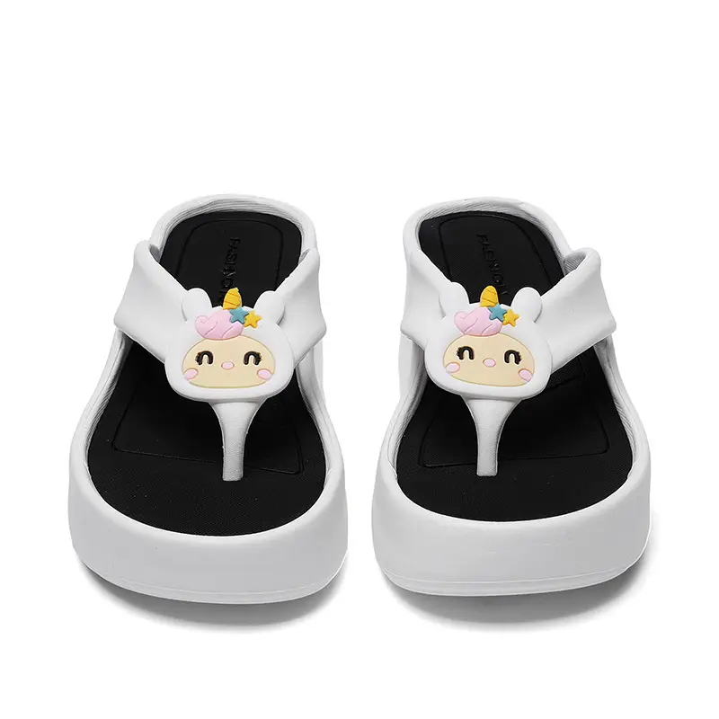 Summer Wedge-Heeled Slippers for Women, High-End Sandals, Thick-Soled Height-Increasing Shoes, High-Heeled Flip-Flops, Outdoor Wear Thong Sandals for Women - Image 17