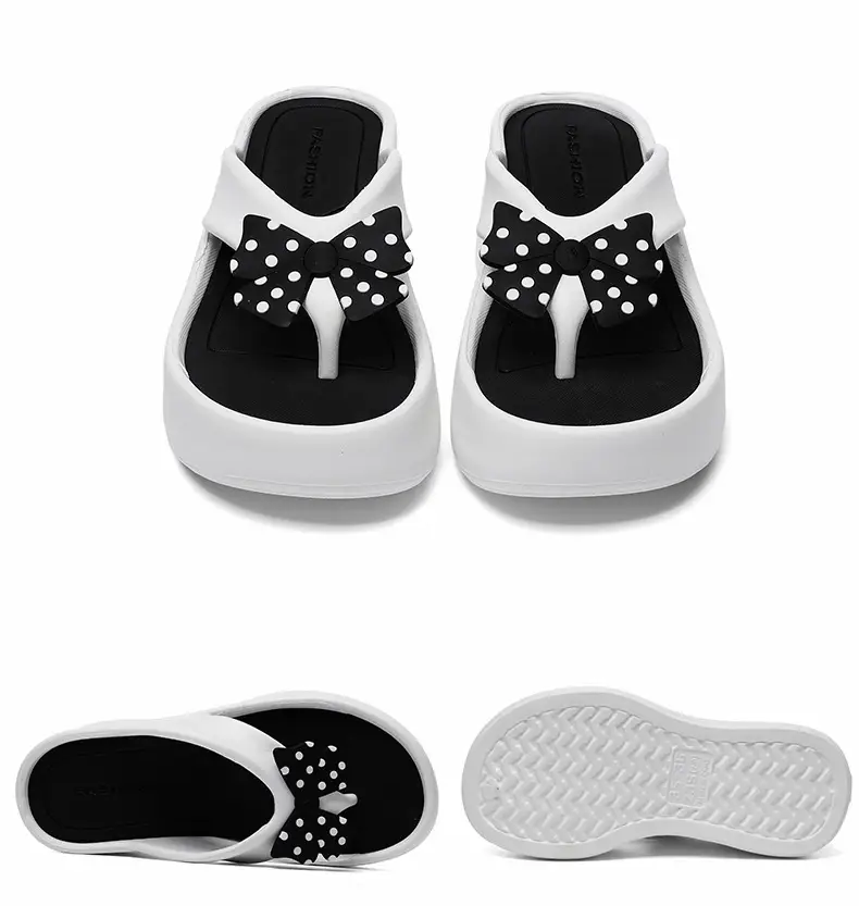 Summer Wedge-Heeled Slippers for Women, High-End Sandals, Thick-Soled Height-Increasing Shoes, High-Heeled Flip-Flops, Outdoor Wear Thong Sandals for Women — feature 19