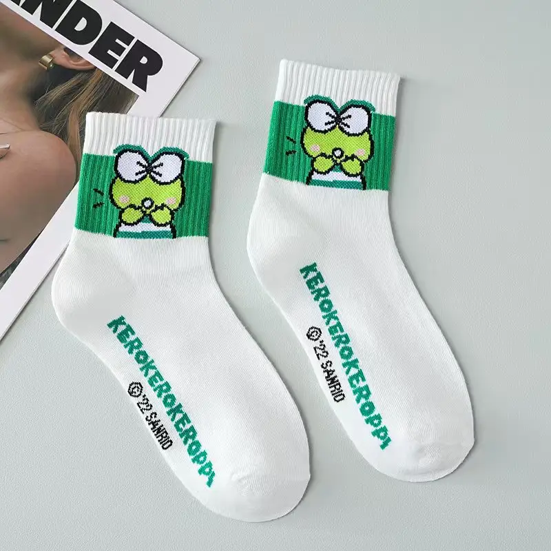 Sanrio Korea cute sports women's socks autumn and winter new cartoon animal women's socks manufacturers wholesale — feature 7