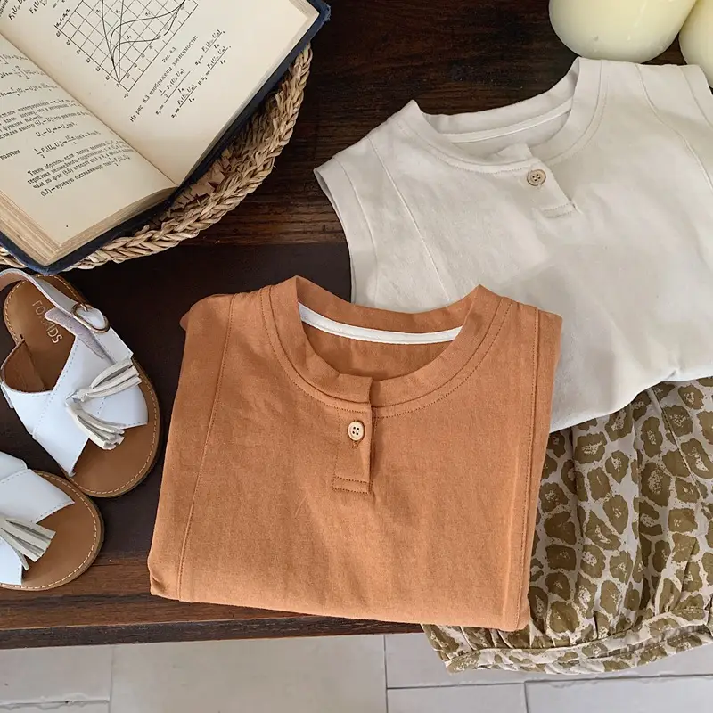 Boys Vest Sleeveless T-Shirt 2024 Summer New Korean Style — feature 10