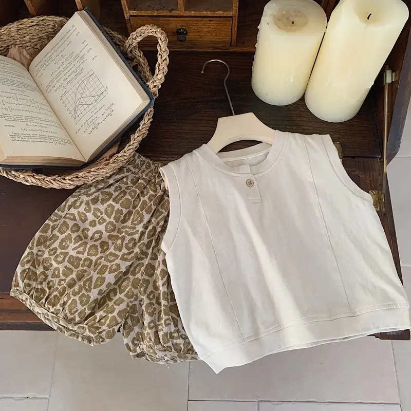 Boys Vest Sleeveless T-Shirt 2024 Summer New Korean Style — feature 5