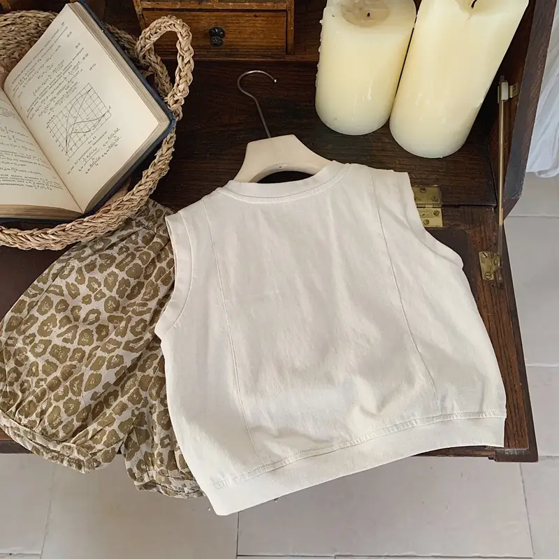 Boys Vest Sleeveless T-Shirt 2024 Summer New Korean Style — feature 8
