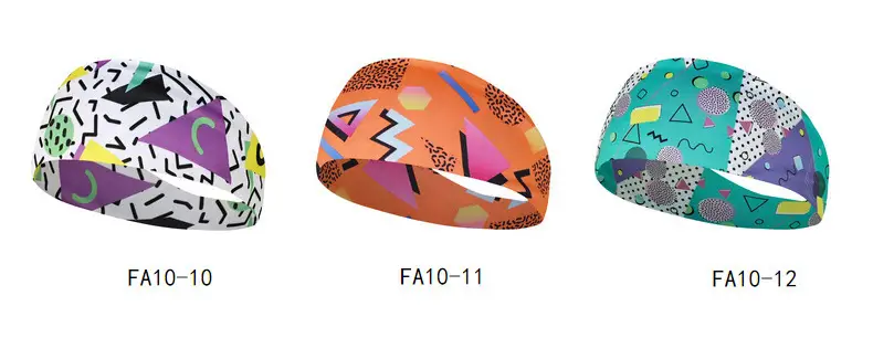 Retro Print Yoga Hair Band Orange Leopard Print — feature 12