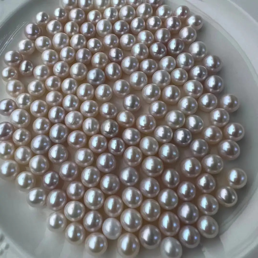Freshwater Pearl Beads 8-9mm Loose Jewelry - Image 2
