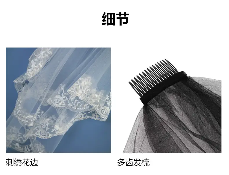 Black Lace Ghost Veil for Halloween & Cosplay Parties — feature 4
