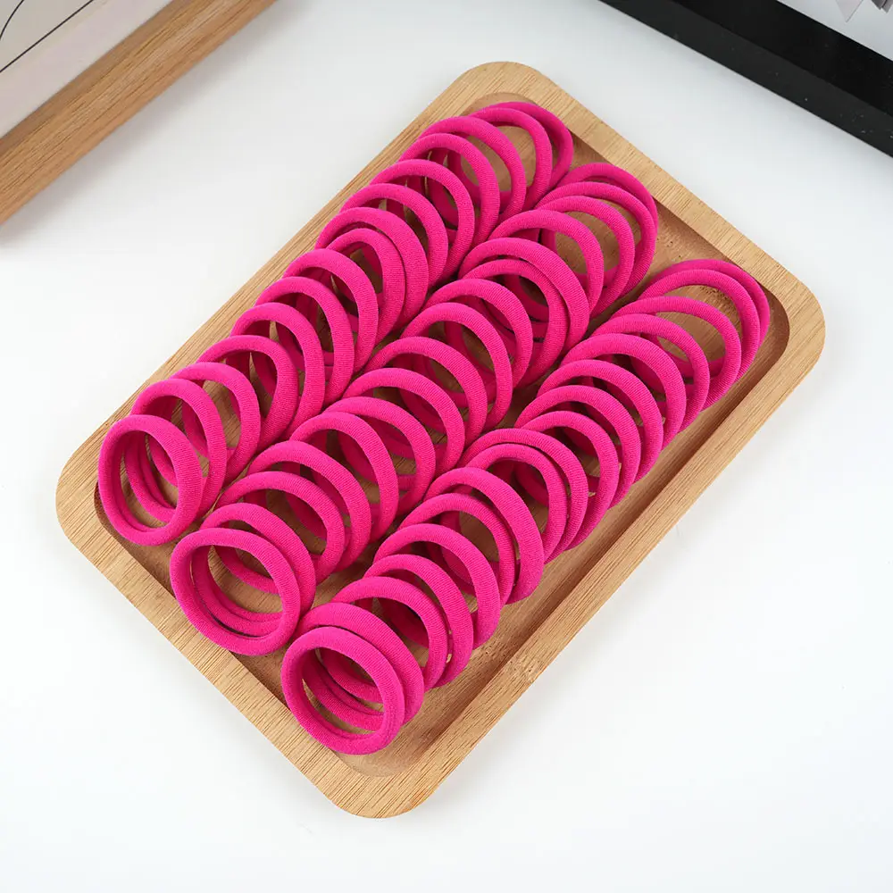 100 Pack Korean Style Hair Rings with High Elasticity - Image 12