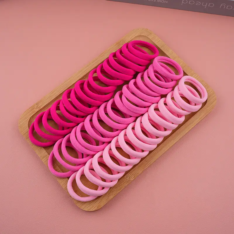 100 Pack Korean Style Hair Rings with High Elasticity - Image 15