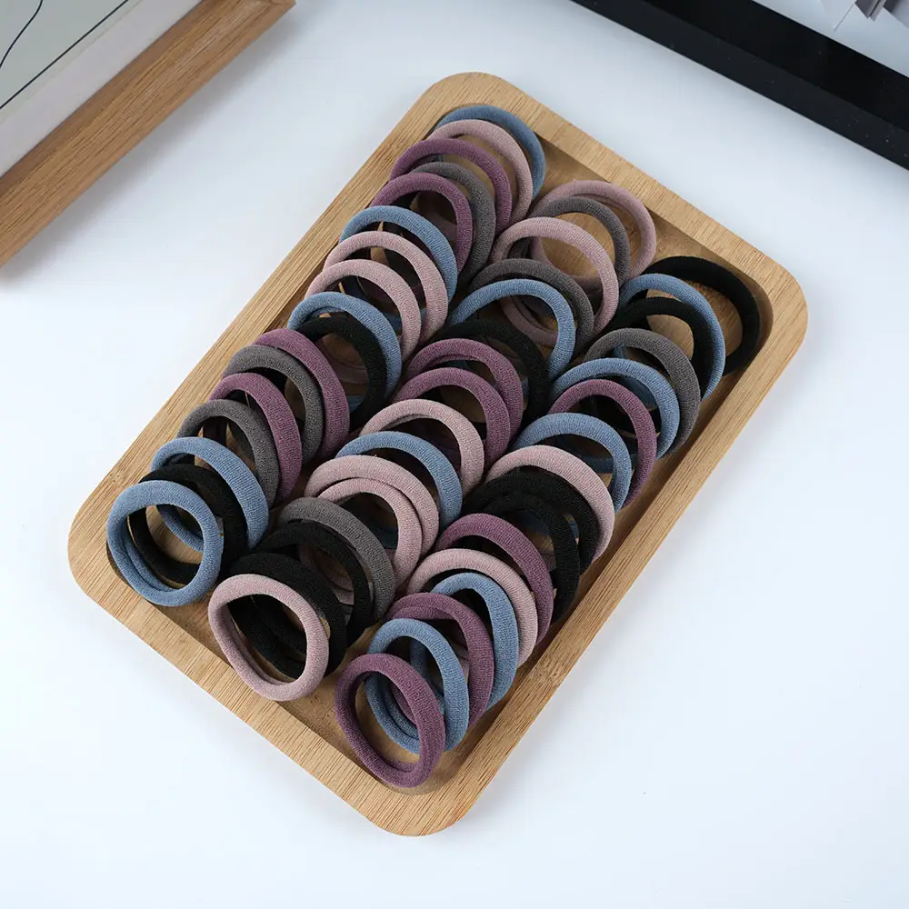 100 Pack Korean Style Hair Rings with High Elasticity - Image 8