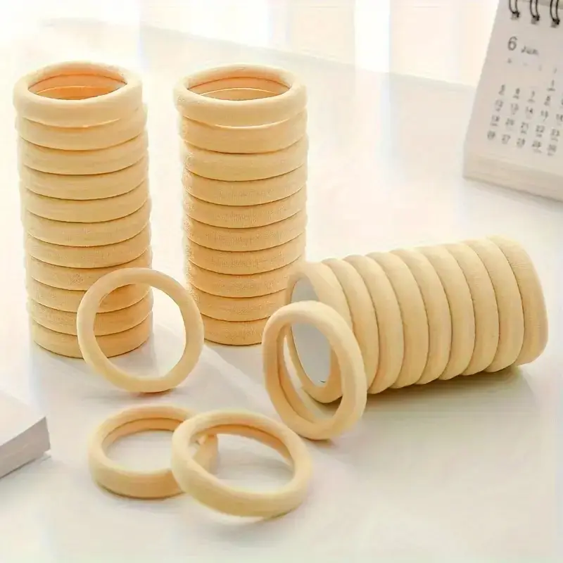 100 Pack Korean Style Hair Rings with High Elasticity - Image 6