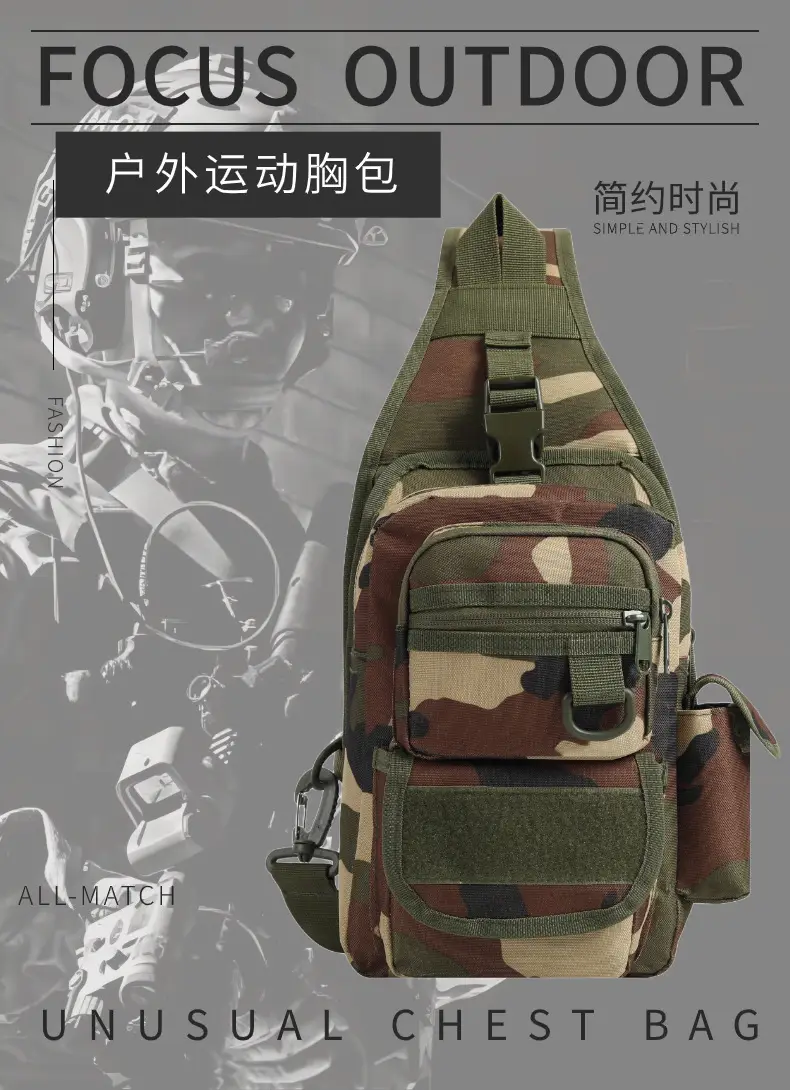 Men's Tactical Hidden Shoulder Bag Black Quick Access — feature 1