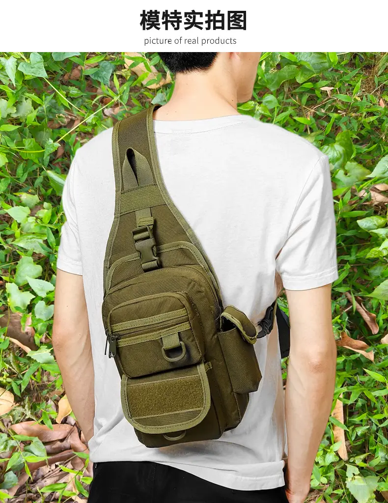 Men's Tactical Hidden Shoulder Bag Black Quick Access — feature 8