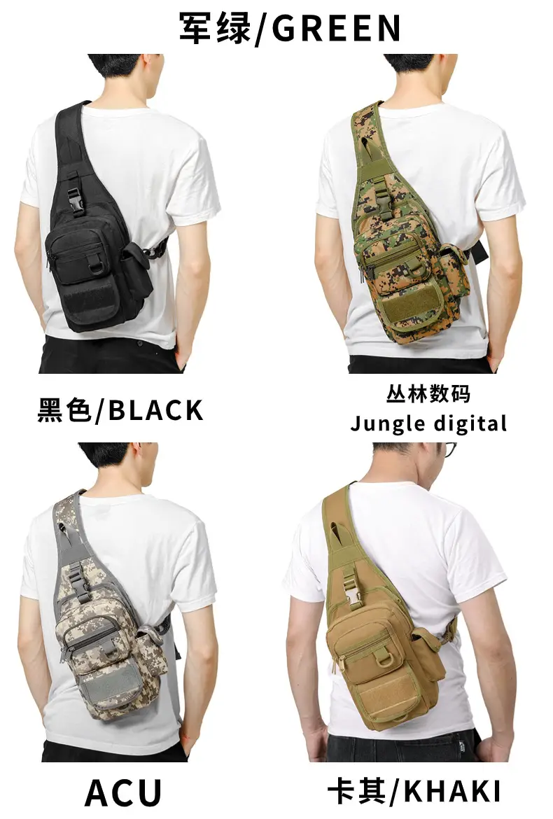 Men's Tactical Hidden Shoulder Bag Black Quick Access — feature 9
