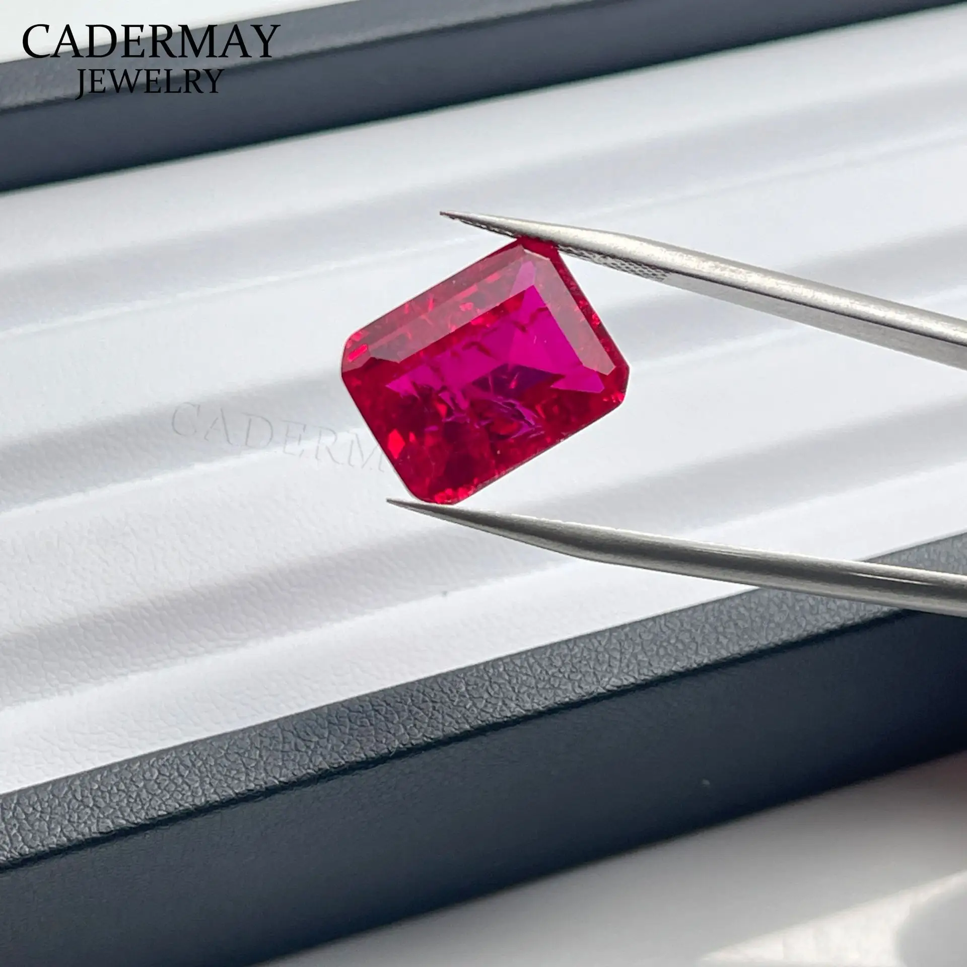 Cotton Batting Synthetic Ruby Gems for Women - Image 3