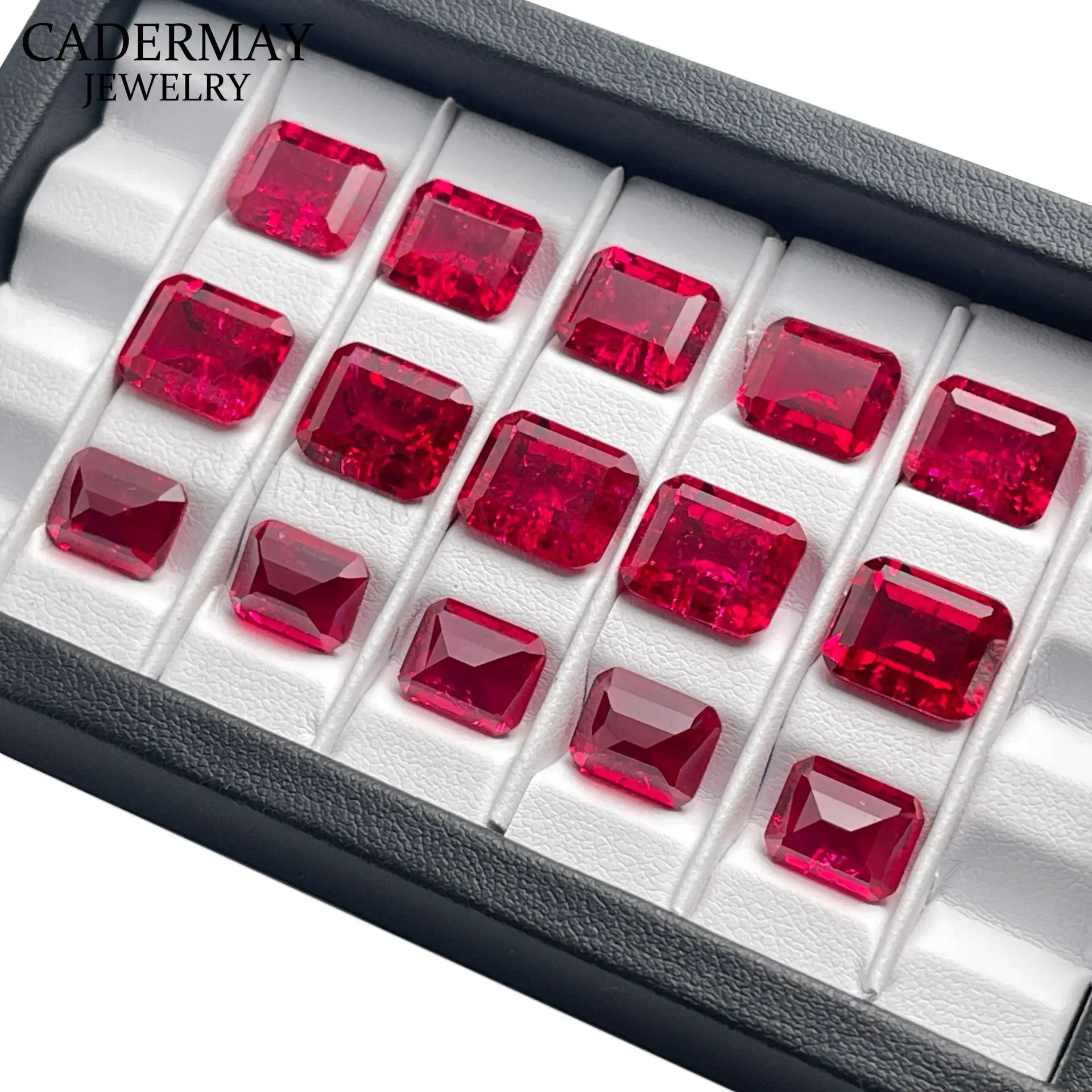 Cotton Batting Synthetic Ruby Gems for Women - Image 5