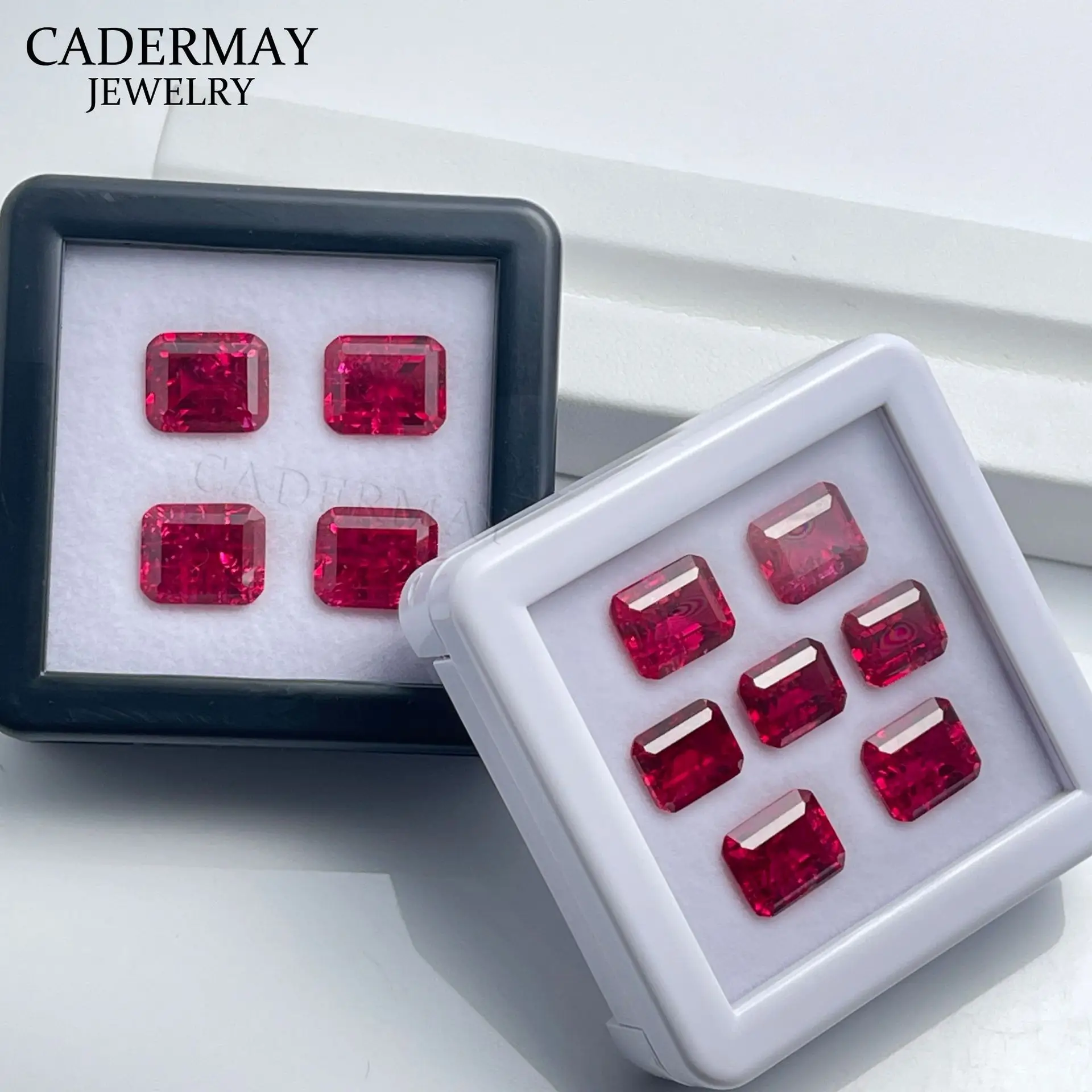 Cotton Batting Synthetic Ruby Gems for Women — feature 8