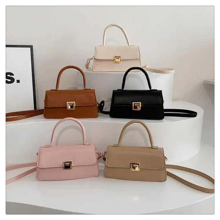 Portable Lock Small Bag Women 2024 Spring New Fashion - Image 7