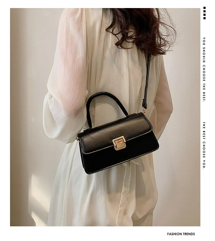 Portable Lock Small Bag Women 2024 Spring New Fashion — feature 2