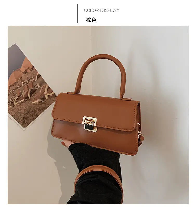 Portable Lock Small Bag Women 2024 Spring New Fashion — feature 35