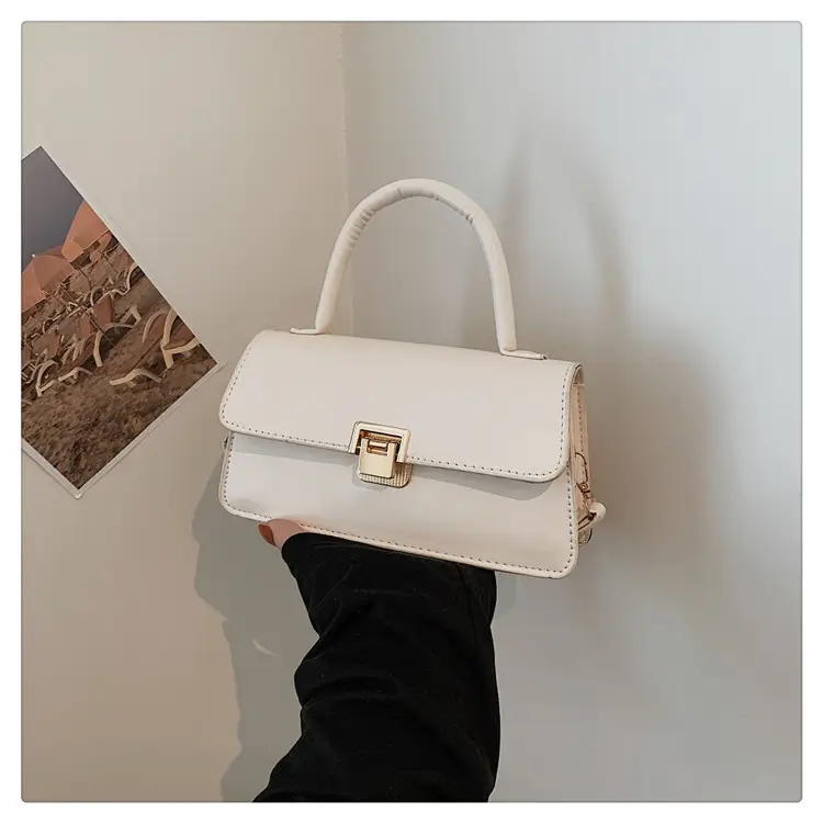 Portable Lock Small Bag Women 2024 Spring New Fashion - Image 2