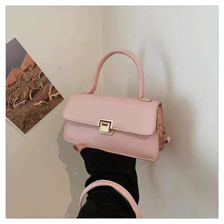 Portable Lock Small Bag Women 2024 Spring New Fashion - Image 4