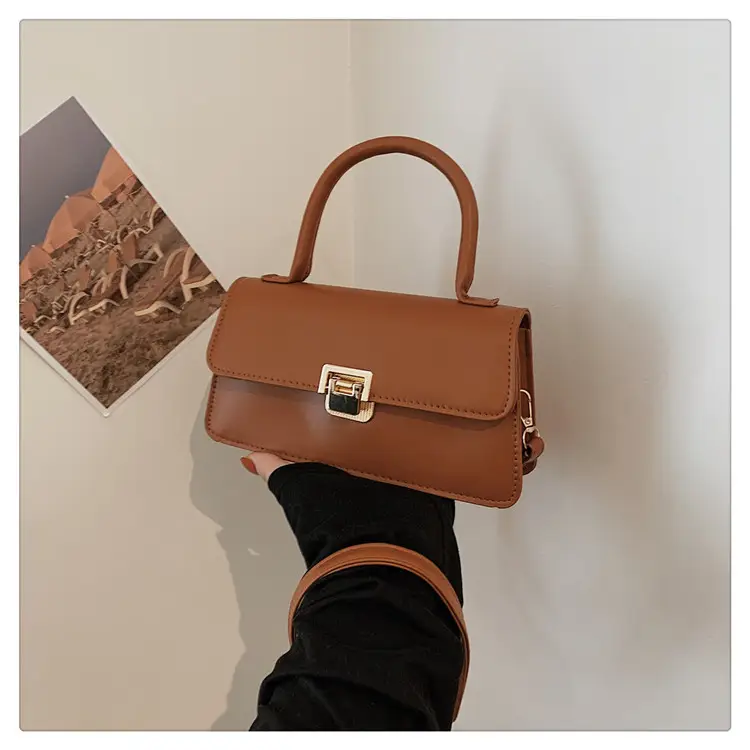 Portable Lock Small Bag Women 2024 Spring New Fashion - Image 5