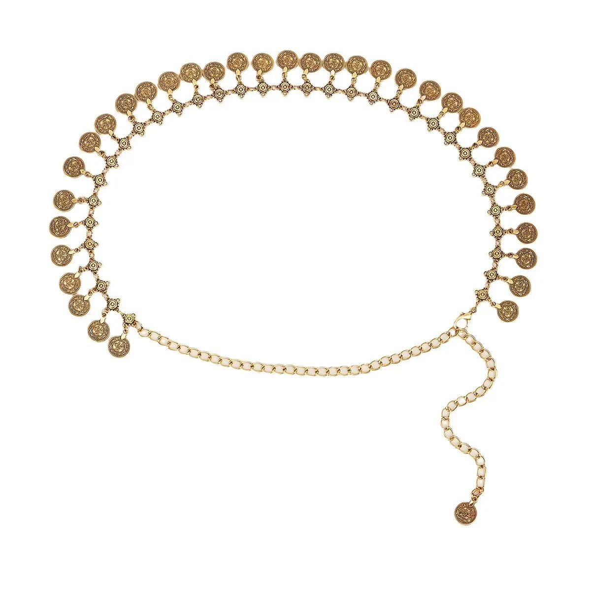 Silver Crystal Retro Waist Chain for Women - Image 6