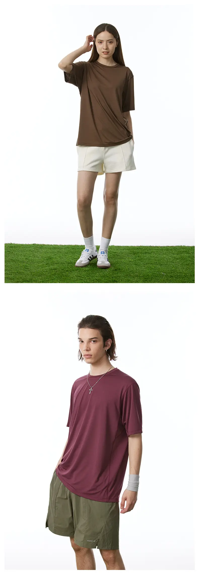Men's Unf Bird Cotton T-Shirt Maroon 122g — feature 31