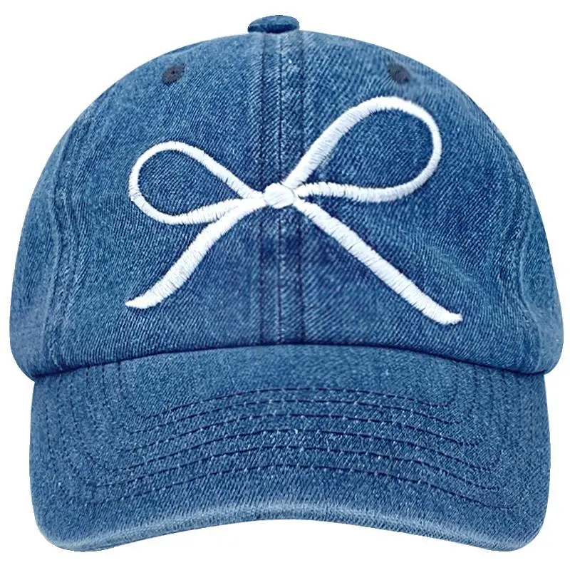 Bow Cap Women Summer Casual Baseball Hat 56-58cm - Image 45
