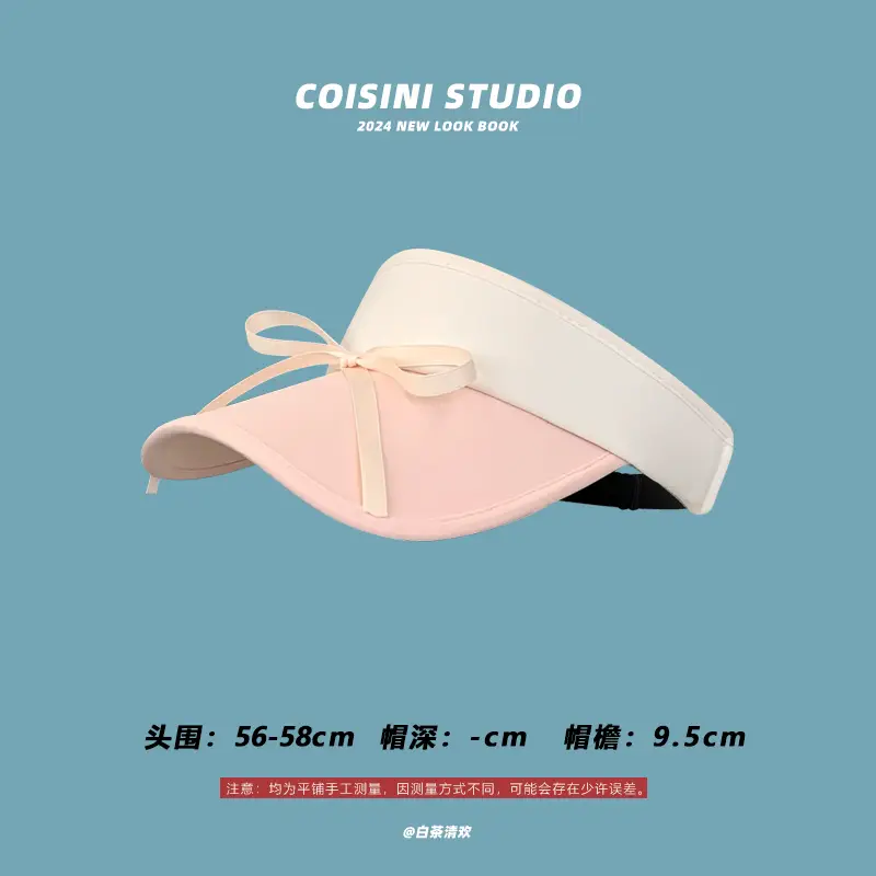 Bow Cap Women Summer Casual Baseball Hat 56-58cm - Image 14