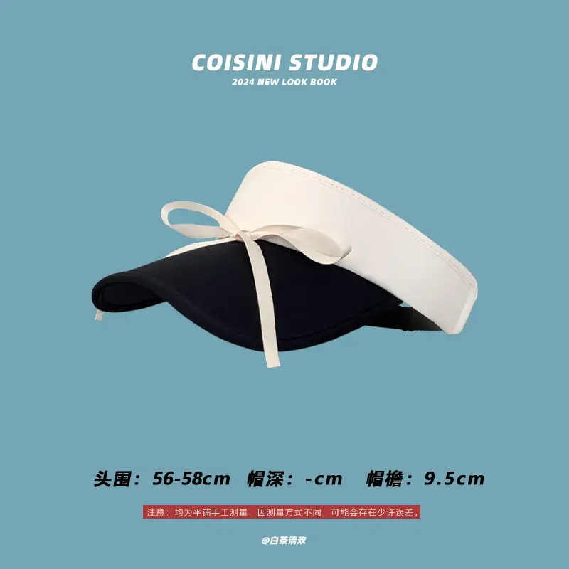 Bow Cap Women Summer Casual Baseball Hat 56-58cm - Image 16