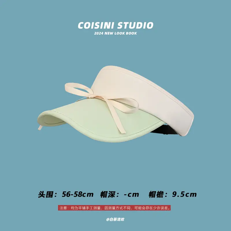 Bow Cap Women Summer Casual Baseball Hat 56-58cm - Image 17