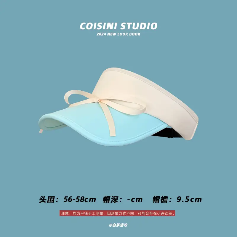 Bow Cap Women Summer Casual Baseball Hat 56-58cm - Image 18
