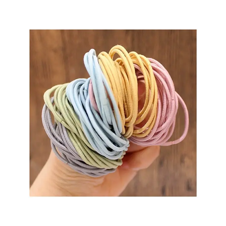 100 Pcs Colorful Hair Ties for Women