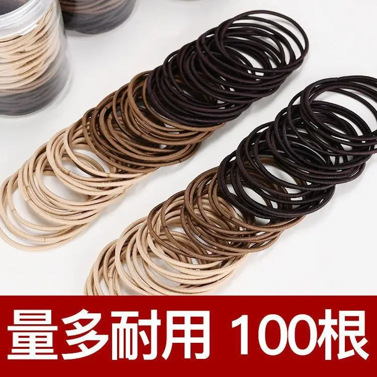 100 Pcs Colorful Hair Ties for Women