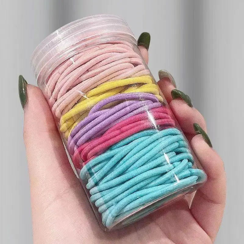 100 Pcs Colorful Hair Ties for Women