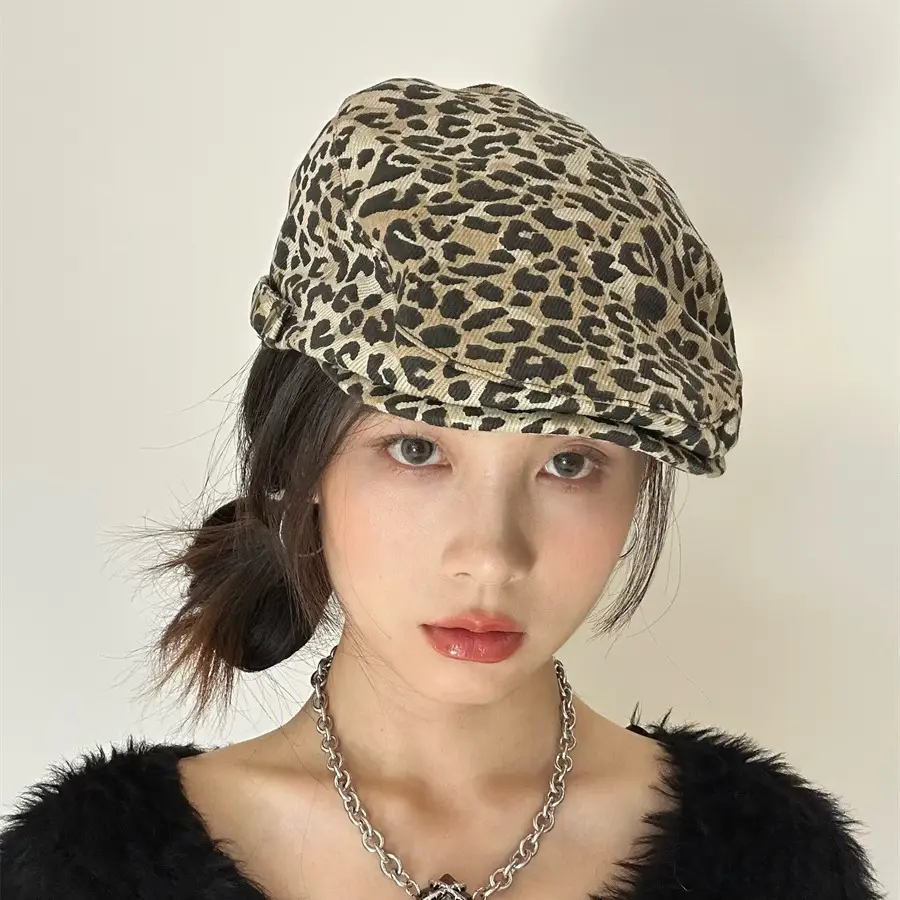 Leopard Print Progressive Cap for Girls - Image 3