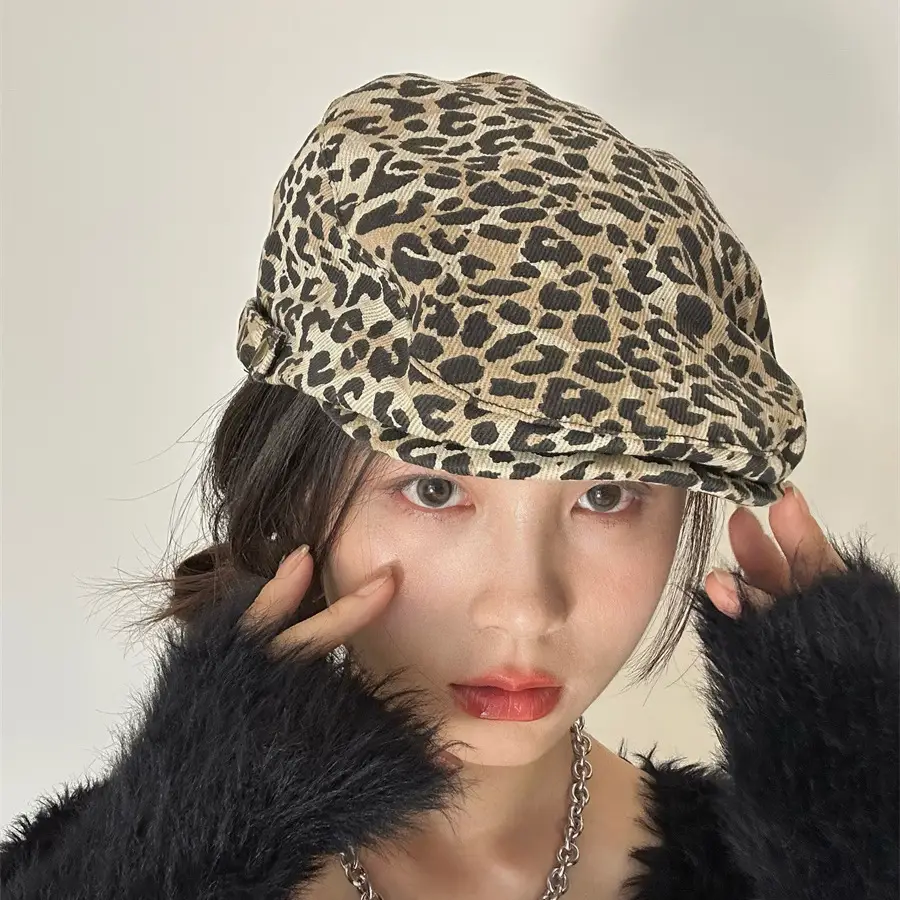 Leopard Print Progressive Cap for Girls - Image 4
