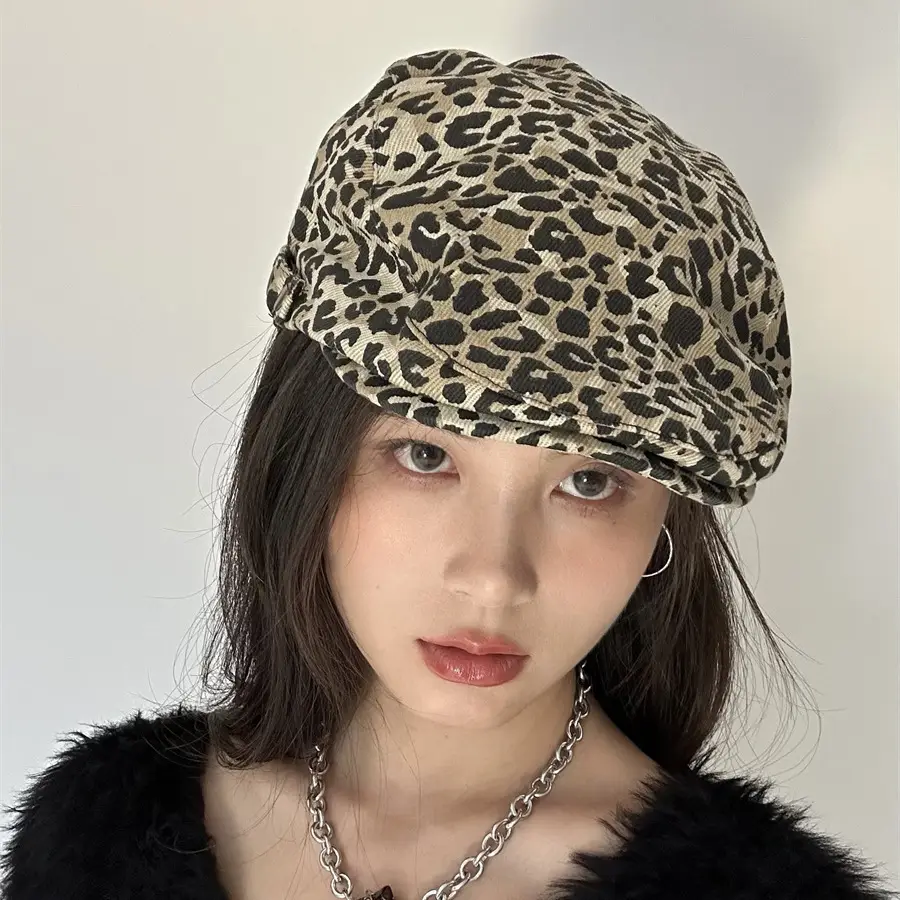 Leopard Print Progressive Cap for Girls - Image 5