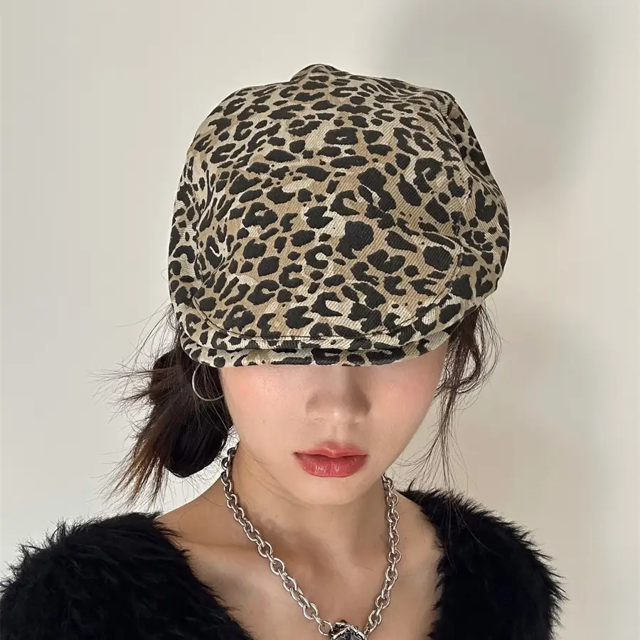 Leopard Print Progressive Cap for Girls - Image 6