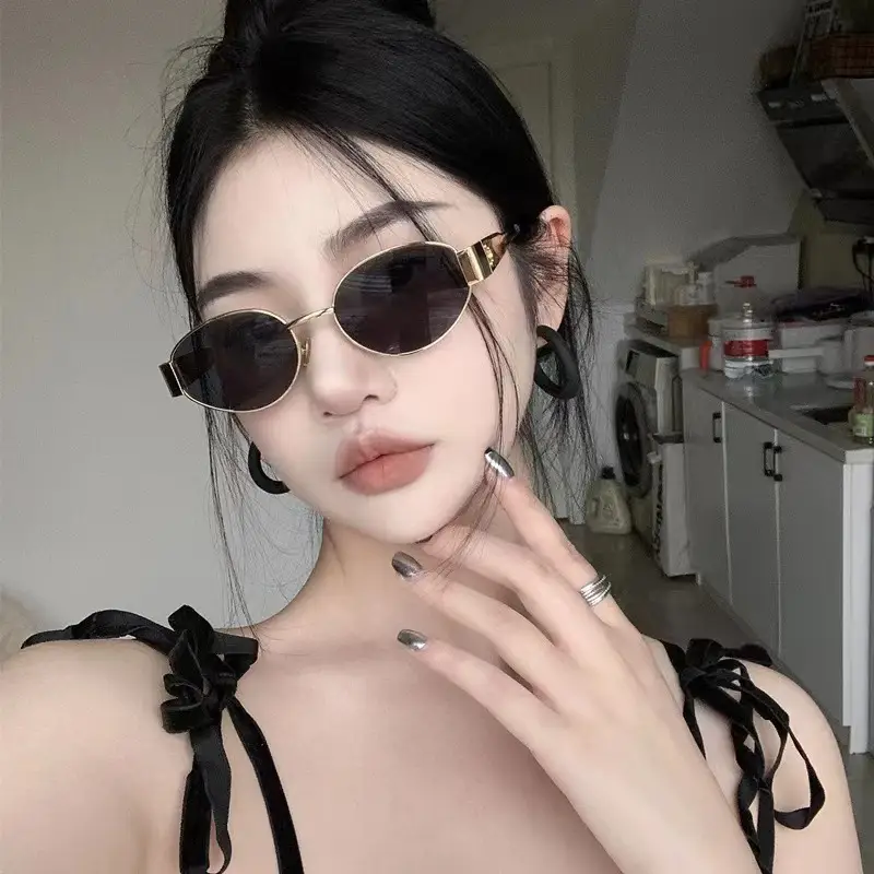 Women's Red Oval Sunglasses 2026 New Model — feature 13