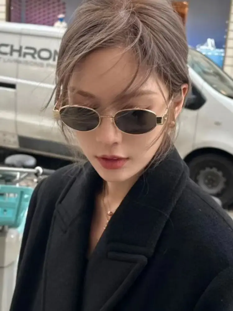 Women's Red Oval Sunglasses 2026 New Model — feature 14