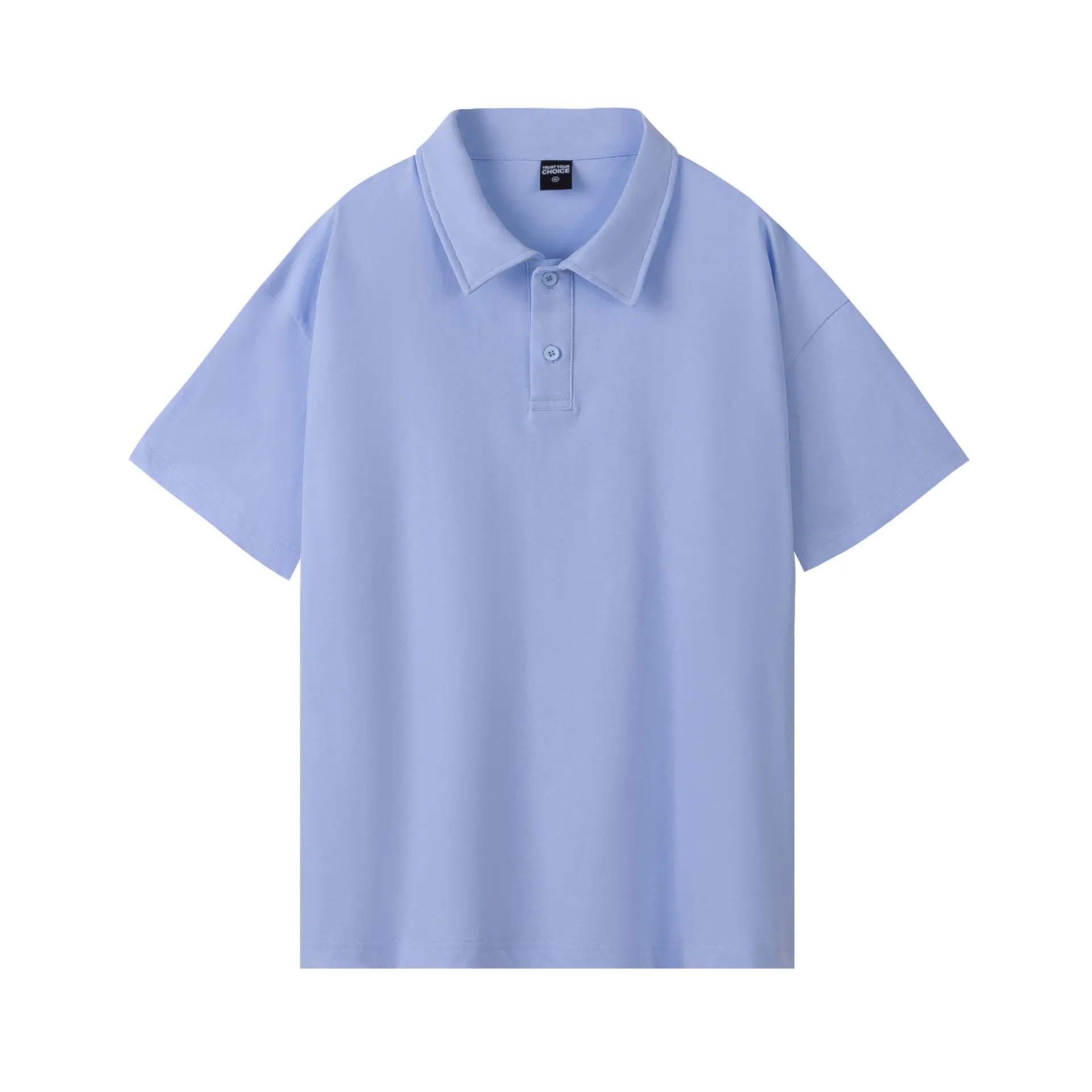 Men Cotton Polo Shirt Light Beige 32 Count Double Yarn - Image 10