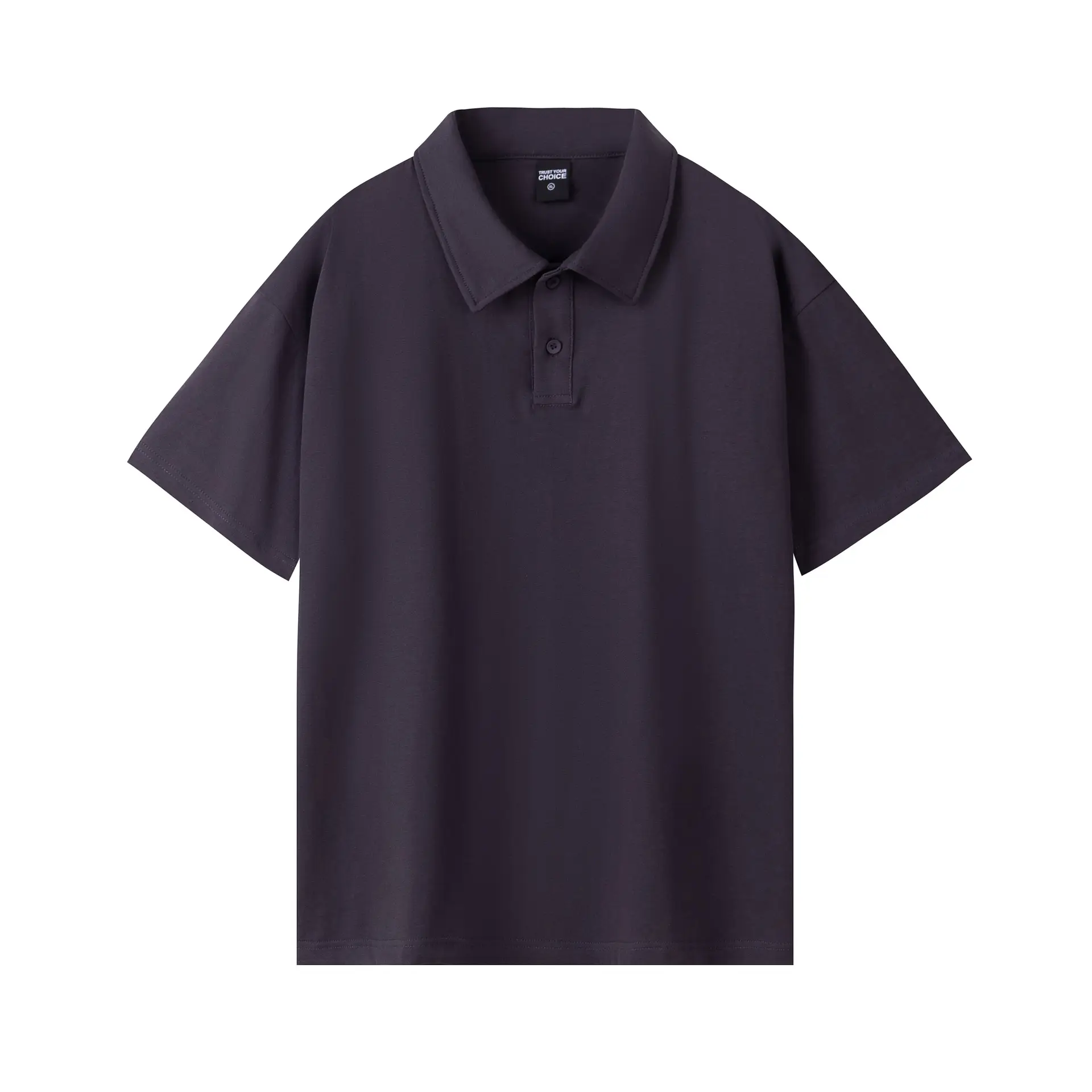 Men Cotton Polo Shirt Light Beige 32 Count Double Yarn - Image 12